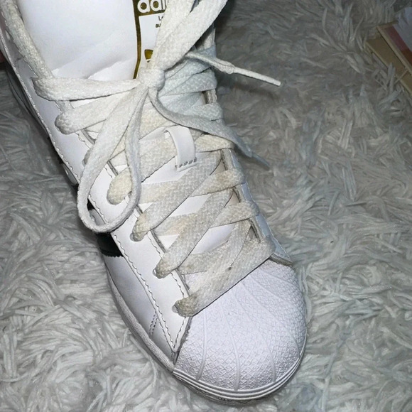 Rare Size 4.5Adidas Pro Model OG White/Black/Gold - Picture 6 of 8